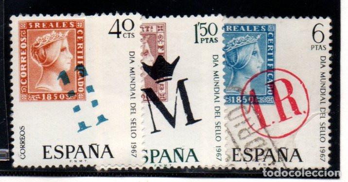 Sellos: SERIE SELLOS ESPA&Ntilde;A A&Ntilde;O 1967 DIA DEL SELLO USADOS EDIFIL N&ordm; 1798-00
