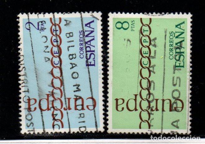 Sellos: SERIE SELLOS ESPA&Ntilde;A A&Ntilde;O 1971 EUROPA USADOS EDIFIL N&ordm; 2031-32