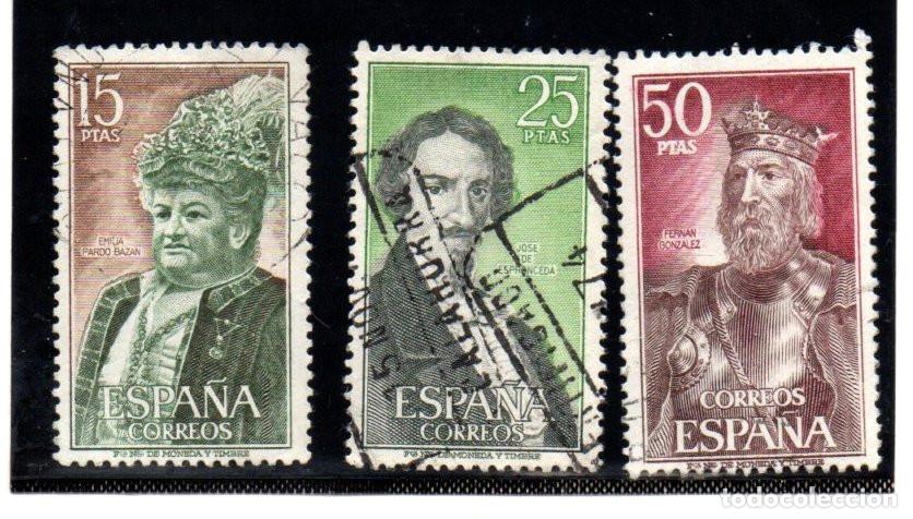 Sellos: SERIE SELLOS ESPA&Ntilde;A A&Ntilde;O 1972 PERSONAJES USADOS EDIFIL N&ordm; 2071-73
