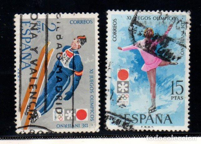 Sellos: SERIE SELLOS ESPA&Ntilde;A A&Ntilde;O 1972 OLIMPICOS USADOS EDIFIL N&ordm; 2074-75