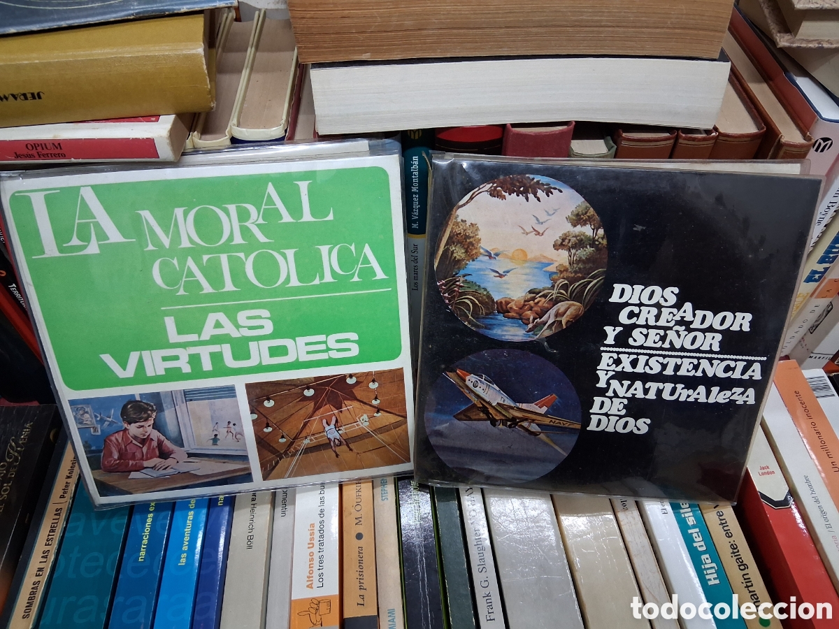 Sellos: LA MORAL CATOLICA LAS VIRTUDES + DIOS CREADOR Y SE&Ntilde;OR (Centro Catequistico Paulino-1967)DIAPOSITIVAS