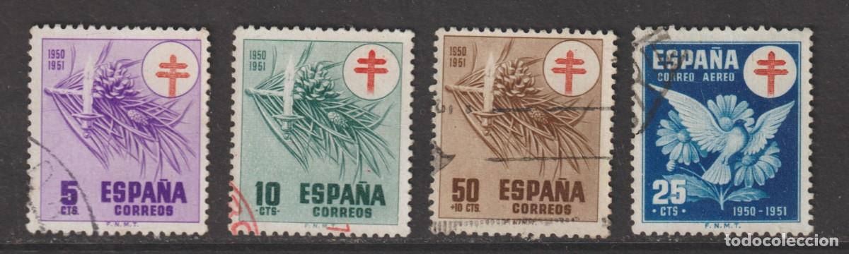 Sellos: Espa&ntilde;a Spain 1950 - Edifil 1084/1087 usado