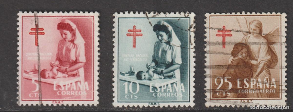 Sellos: Espa&ntilde;a Spain 1953 - Edifil 1121/1123 usado