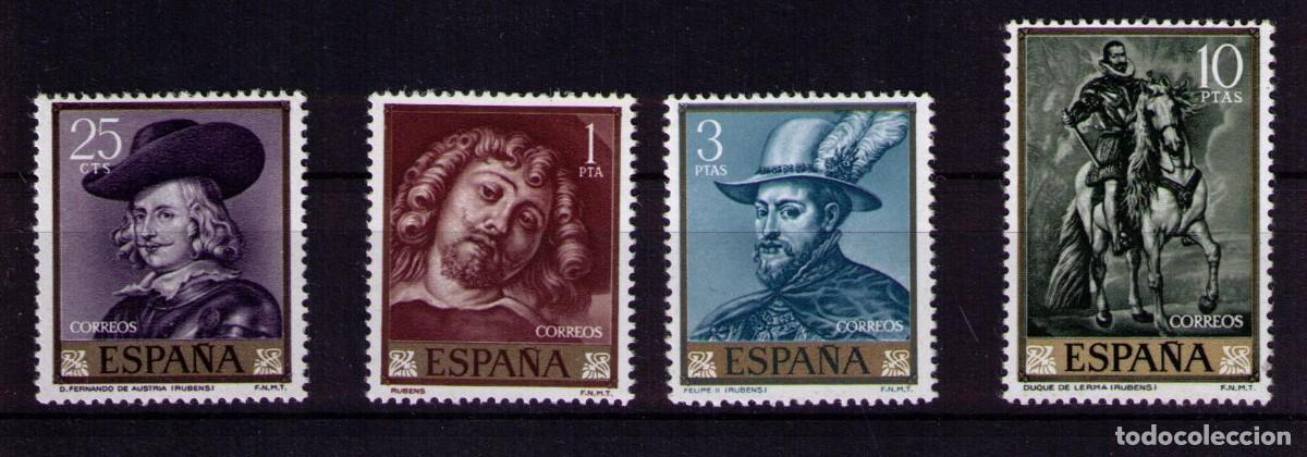 Sellos: Sellos de Espa&ntilde;a A&ntilde;o 1962 Pintor Rubens Sellos nuevos** N&ordm; Edifil 1434/37