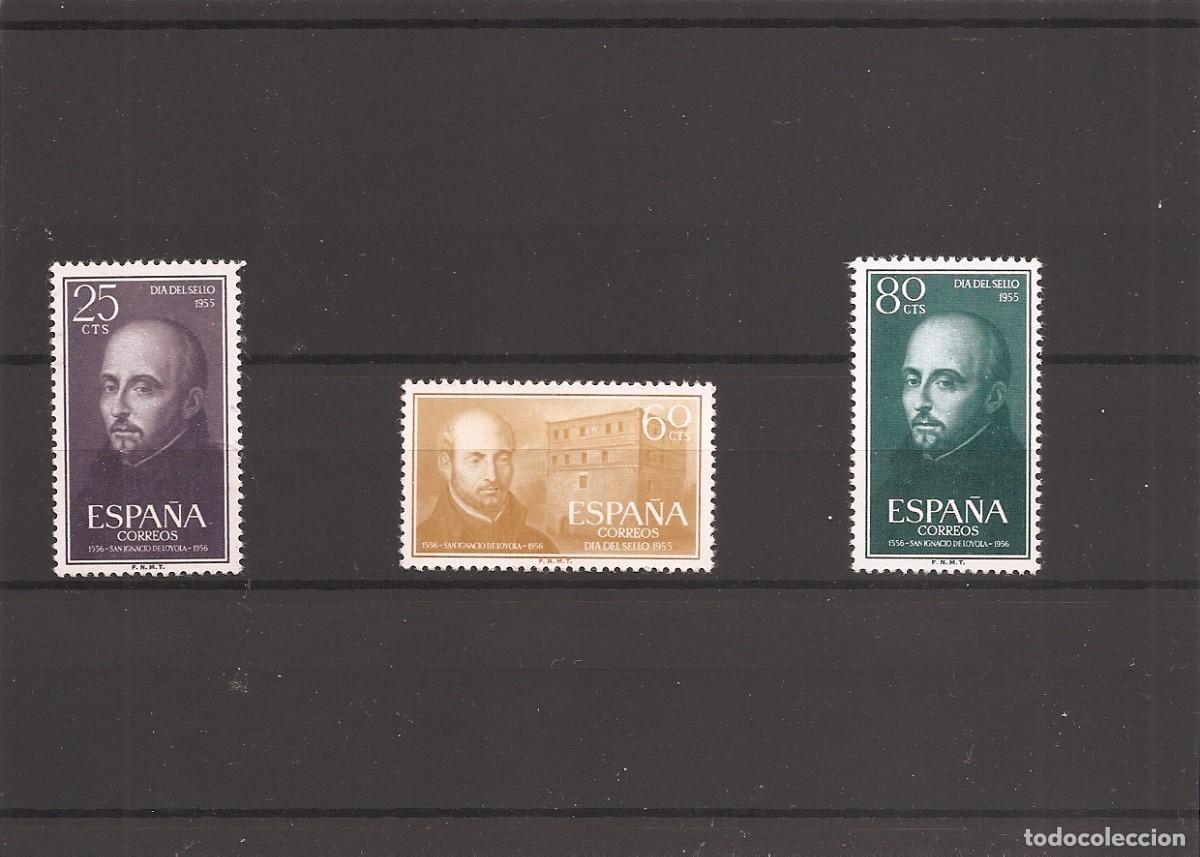 Sellos: Sellos de Espa&ntilde;a A&ntilde;o 1955 San Ignacio de Loyola Sellos nuevos** N&ordm; Edifil 1166/68