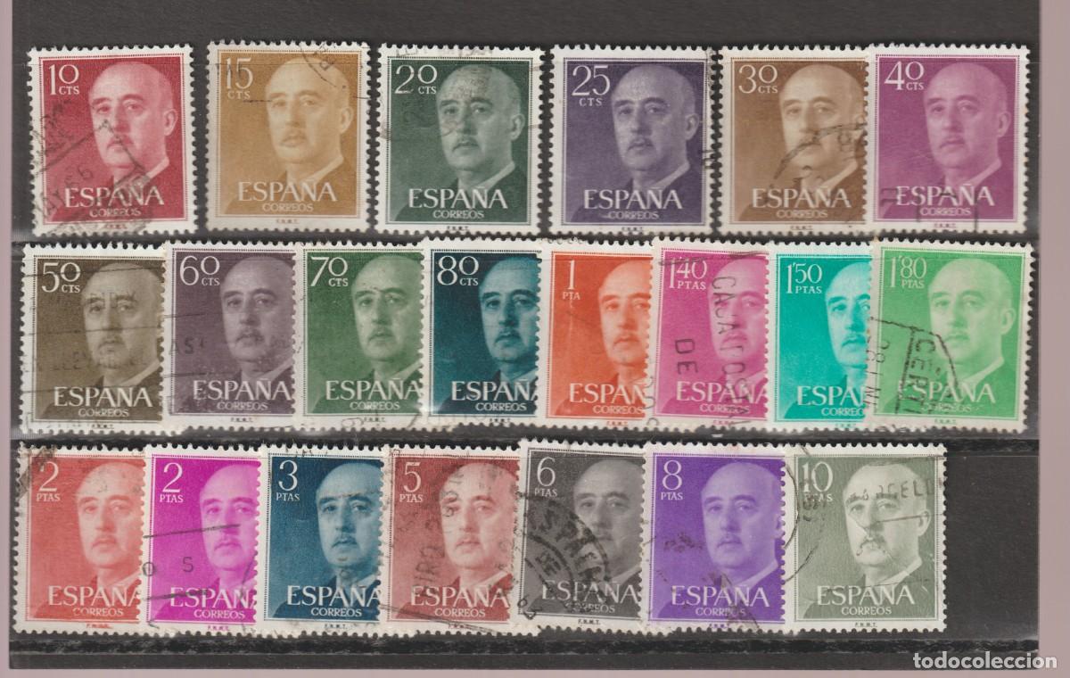 Sellos: Espa&ntilde;a Spain 1955-56 - Edifil 1143/1163 usado