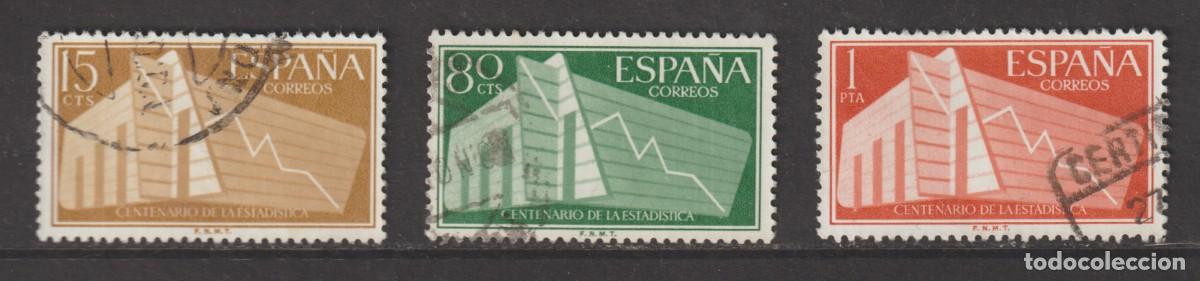 Sellos: Espa&ntilde;a Spain 1956 - Edifil 1196/1198 usado