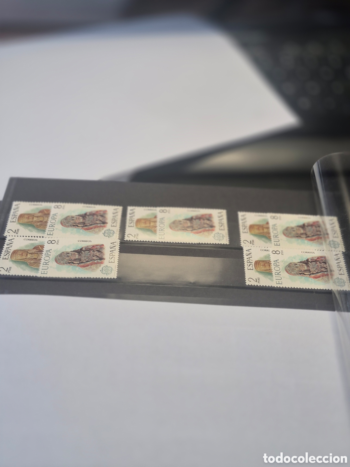 Sellos: 5 series Europa Espa&ntilde;a dama baza y oferente