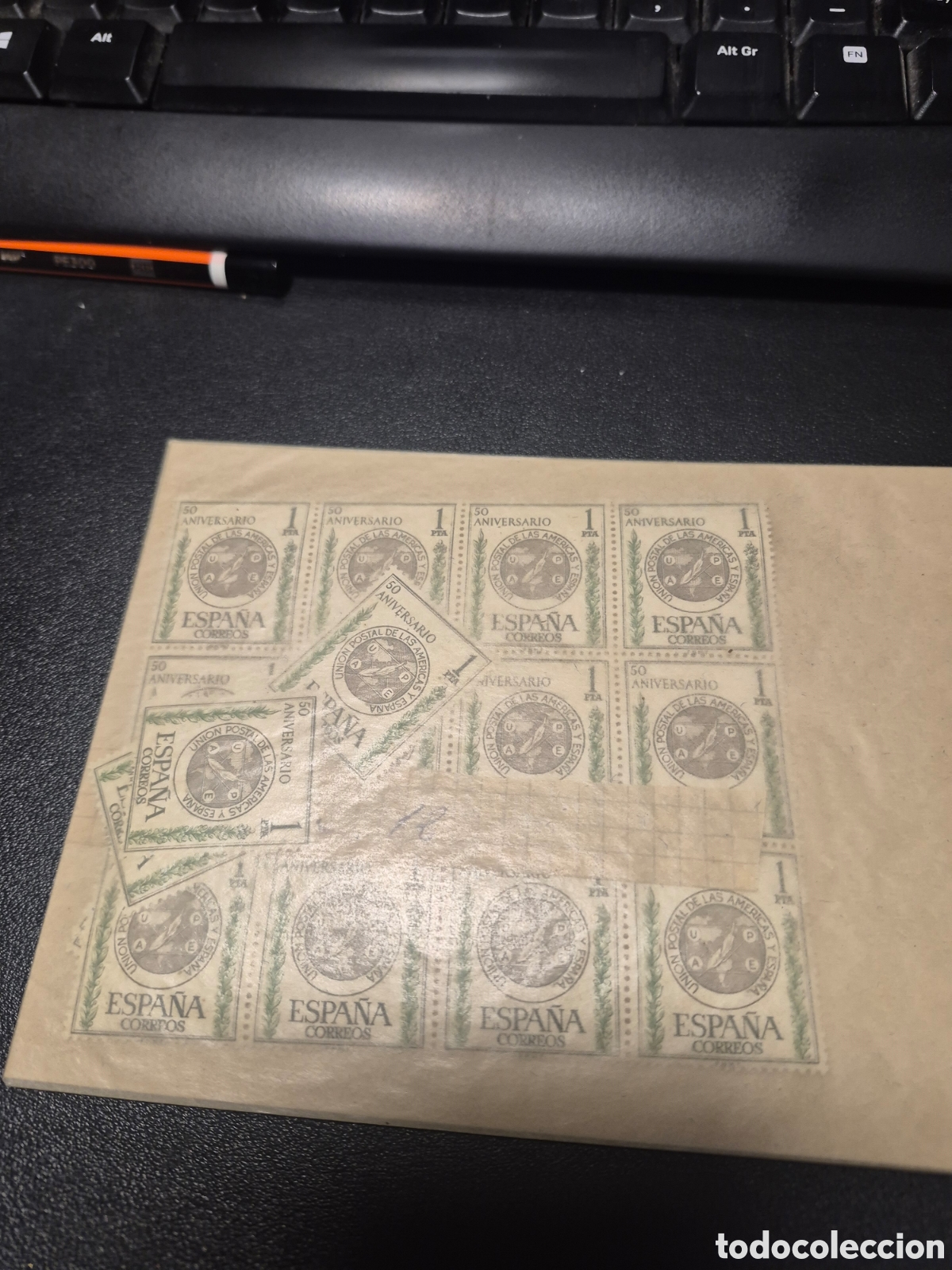 Sellos: Lote aprox 15 series 50 aniversario UPU