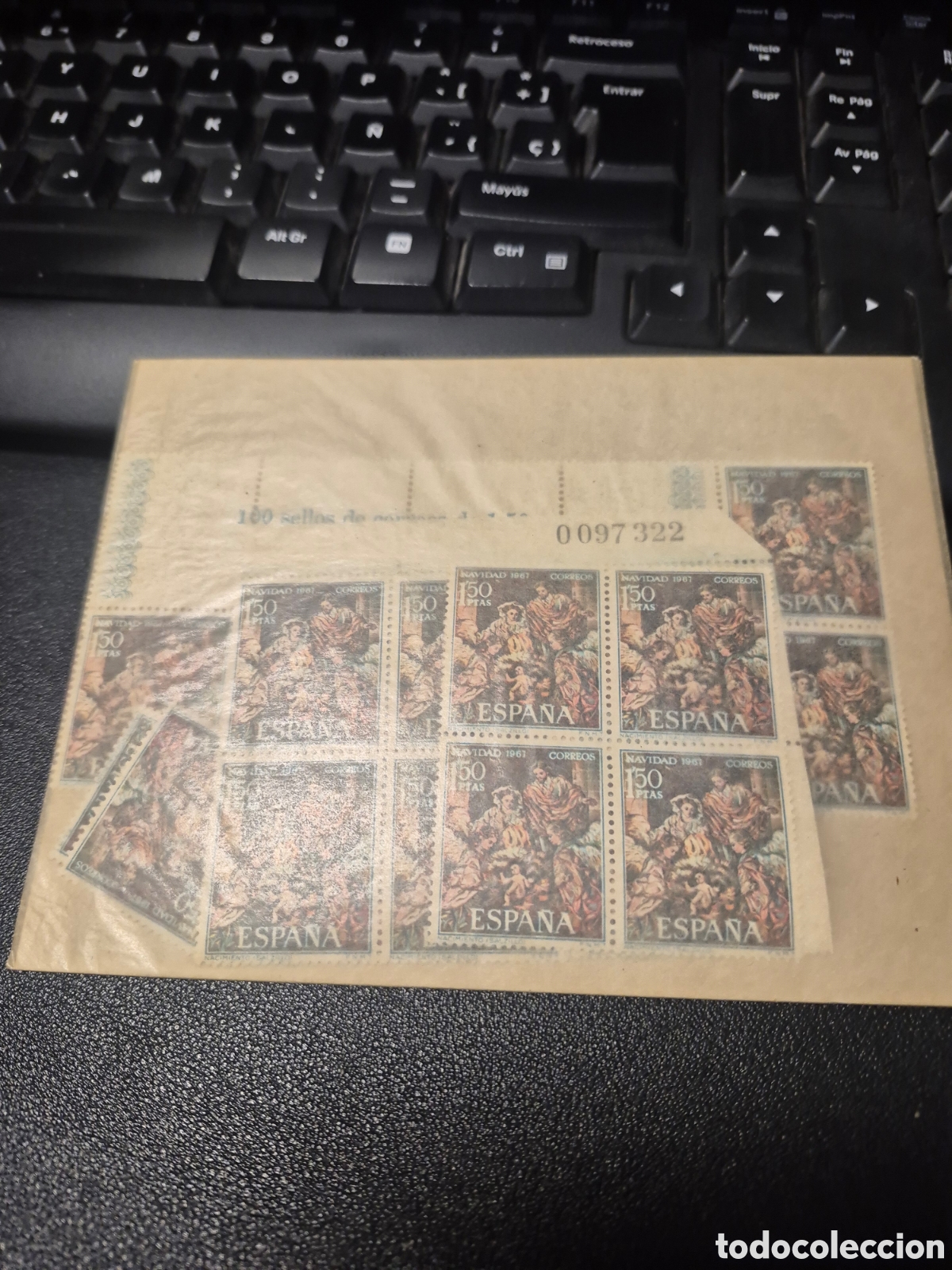 Sellos: Lote aprox 12 series navidad 1967