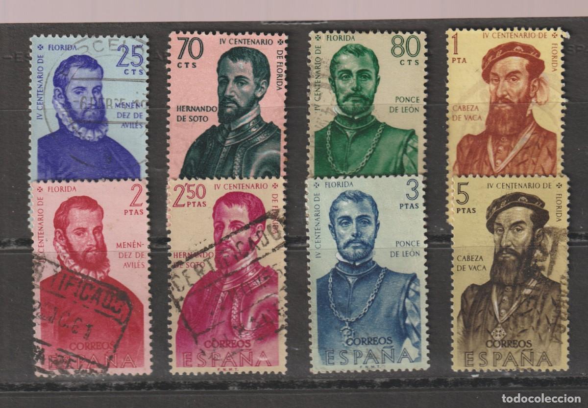 Sellos: Espa&ntilde;a Spain 1960 - Edifil 1299/1305 usado