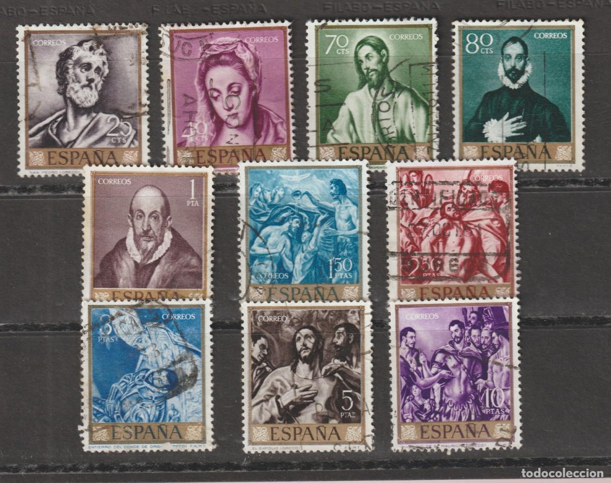 Sellos: Espa&ntilde;a Spain 1961 - El Greco Edifil 1330/1339 usado