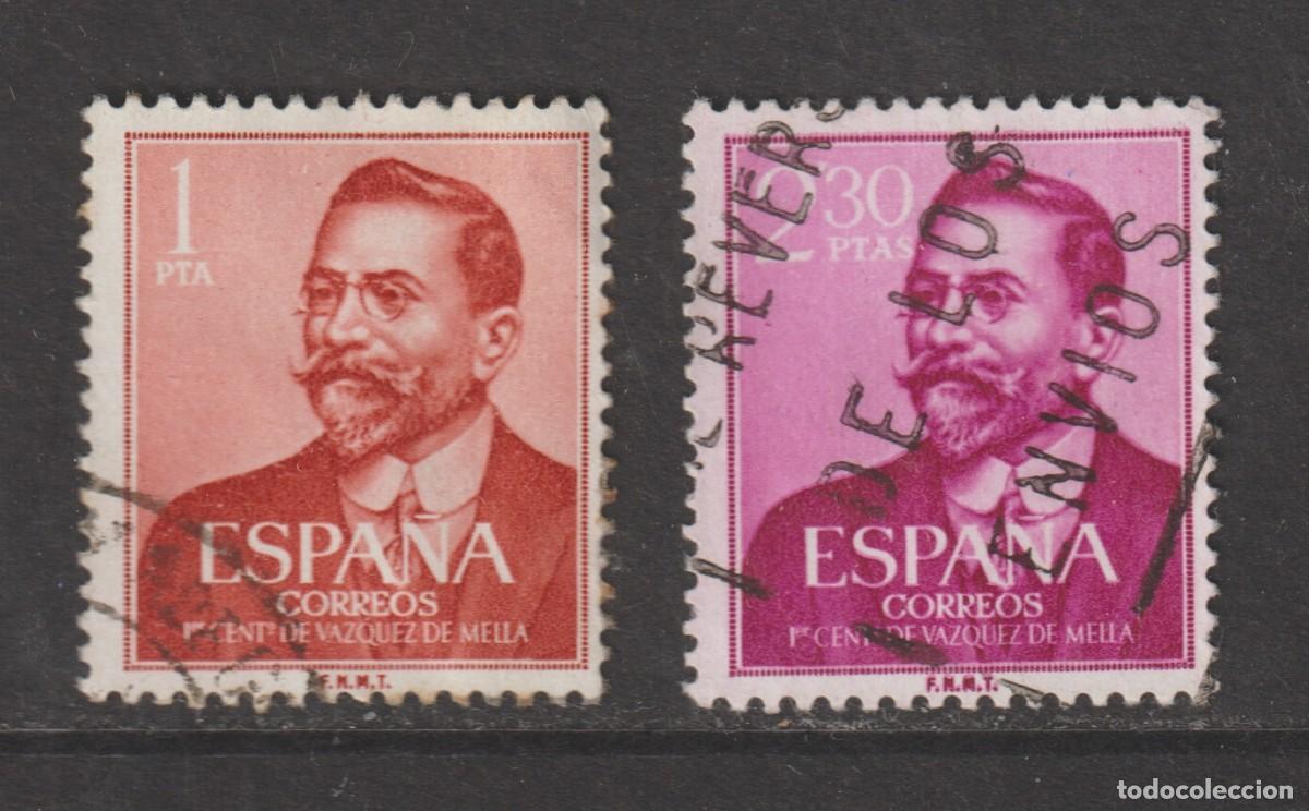 Sellos: Espa&ntilde;a Spain 1961 - Edifil 1351/1352 usado