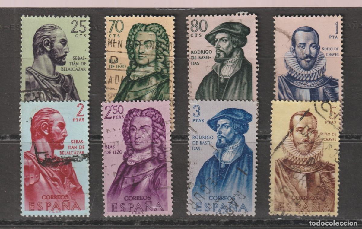 Sellos: Espa&ntilde;a Spain 1961 - Edifil 1374/1381 usado