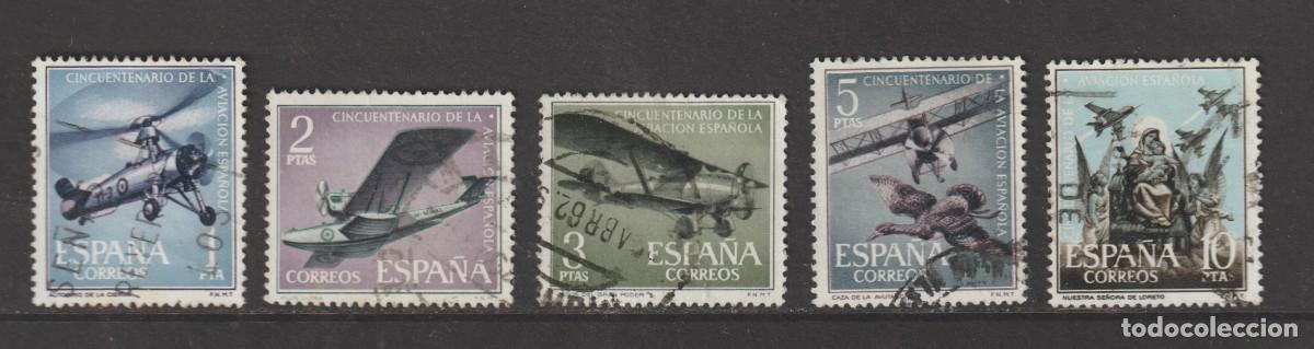 Sellos: Espa&ntilde;a Spain 1961 - Edifil 1401/1405 usado