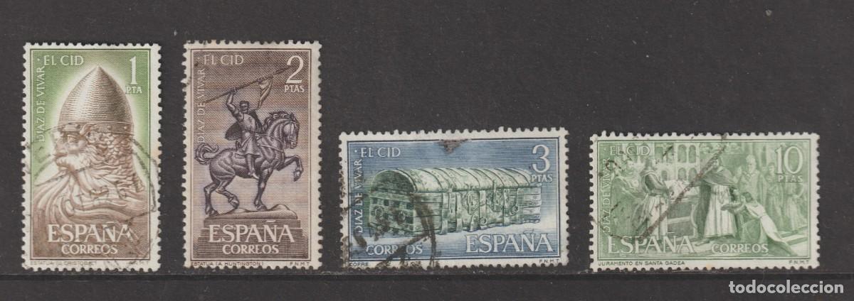 Sellos: Espa&ntilde;a Spain 1962 - Edifil 1444/1447 usado