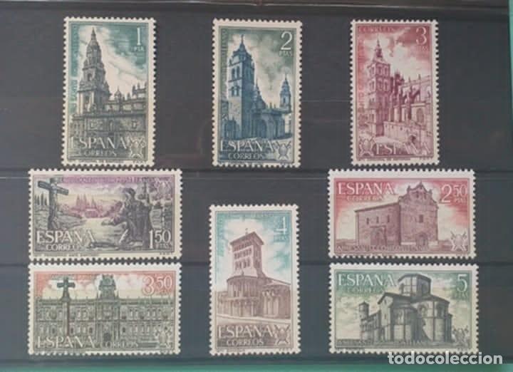 Sellos: SELLOS ESPA&Ntilde;A 1971 Xacobeo 71 III A&ntilde;o Santo Compostelano 2063/70 8v. Nuev