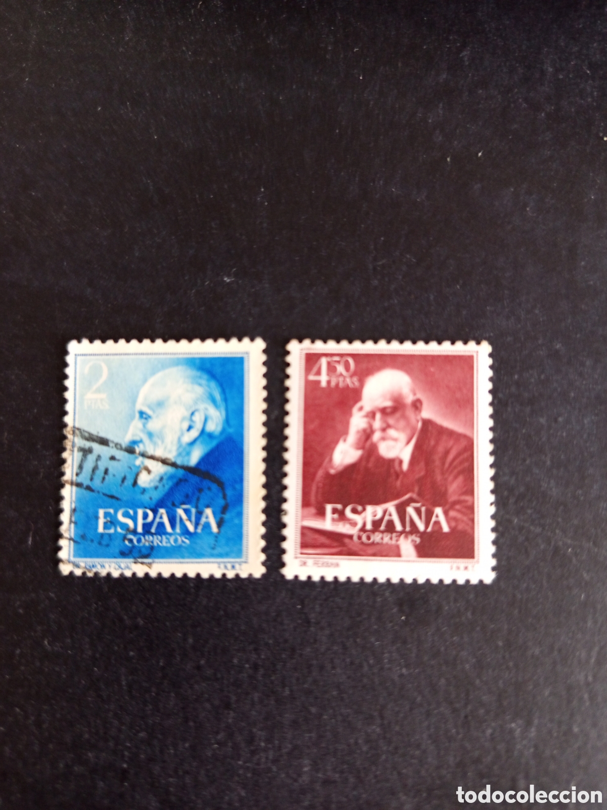 Sellos: Espa&ntilde;a, 1952. Dres Ram&oacute;n y Cajal; y Ferr&aacute;n. Edifil 1119/20. Serie completa. Pedido m&iacute;nimo 3 &euro;.