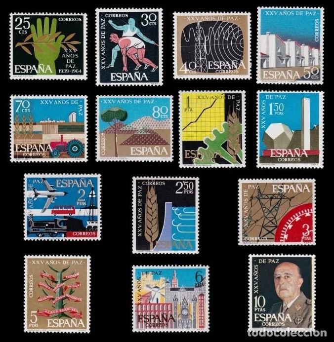 Sellos: ESPA&Ntilde;A 1964 - 25 A&Ntilde;OS DE PAZ - EDIFIL 1576/1589**