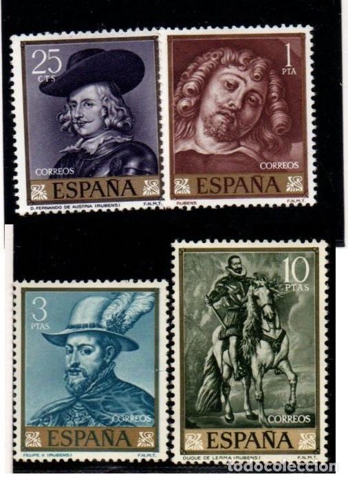 Sellos: SERIE SELLOS ESPA&Ntilde;A A&Ntilde;O 1962 RUBENS USADOS EDIFIL N&ordm; 1434-37 COMPLETA