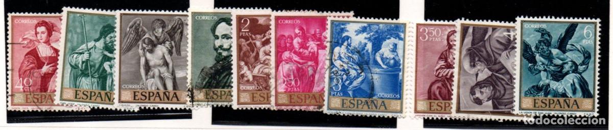 Sellos: SERIE SELLOS ESPA&Ntilde;A A&Ntilde;O 1969 ALONSO CANO USADOS EDIFIL N&ordm; 1910-19 COMPLETA