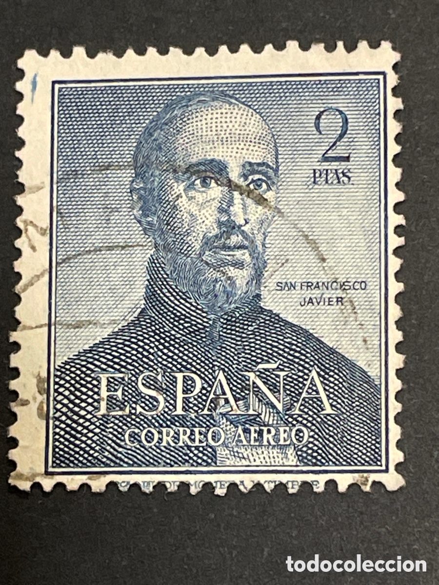 Sellos: Edifil 1118 San Francisco Javier, usado, bien matasellado, sin defectos.