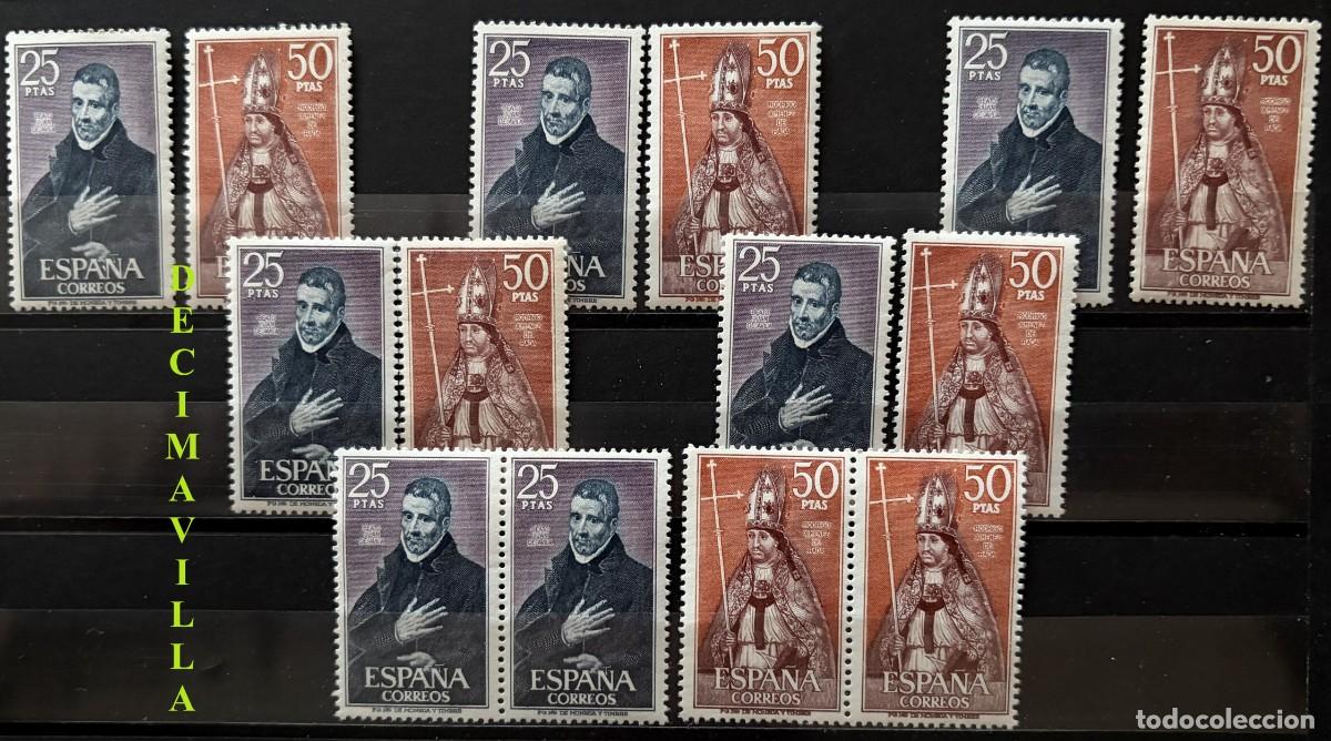 Sellos: ESP261, ESPA&Ntilde;A, SPAIN, A&Ntilde;O 1970, EDIFIL 1961/62, PERSONAJES, 7 SERIES