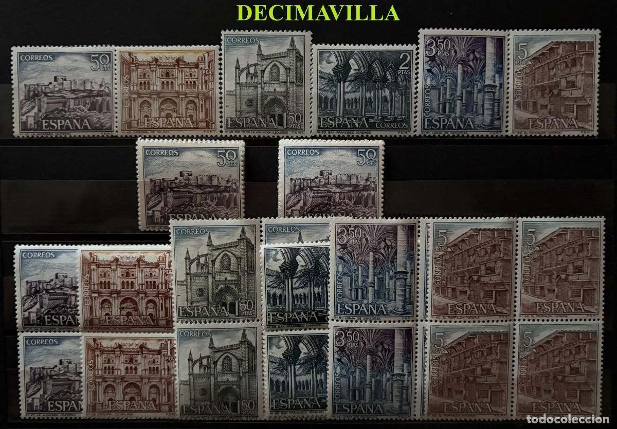 Sellos: ESP264, ESPA&Ntilde;A, SPAIN, A&Ntilde;O 1970, EDIFIL 1982/87, TURISMO, 7 SERIES
