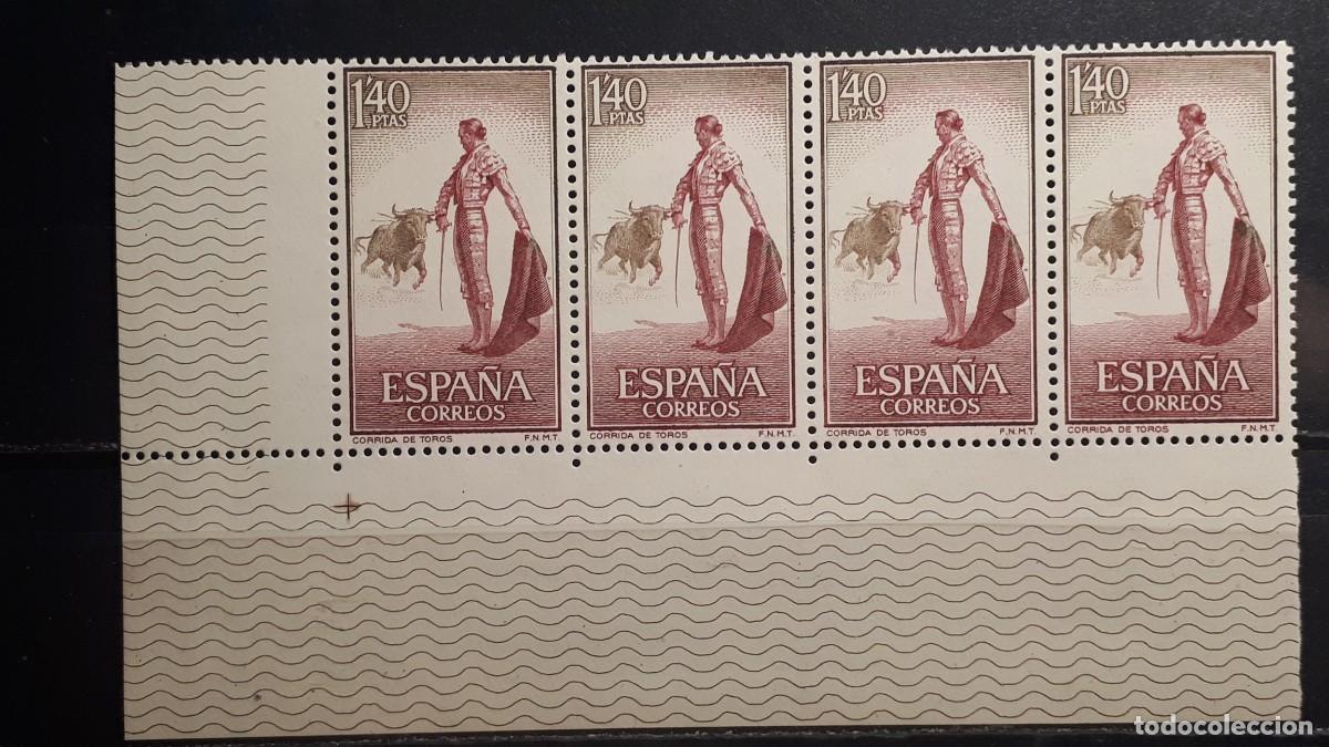 Sellos: ESPA&Ntilde;A A&ntilde;o 1960 * * EDIFIL. - 1262. BLOQUE DE 4.