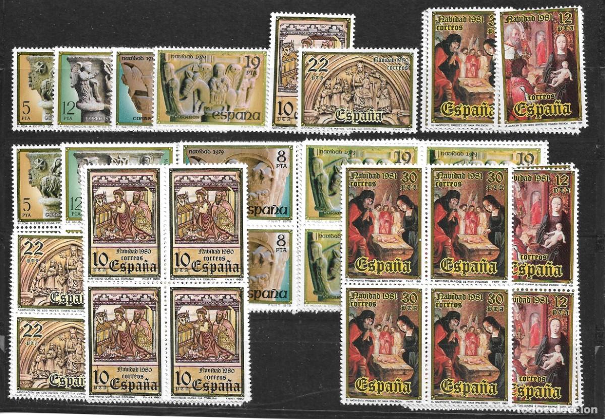 Sellos: Sellos de Espa&ntilde;a A&ntilde;o 1979 Pintor Juan de Juanes , Sellos nuevos** en bloque de 4 N&ordm; Edifil 2537/42