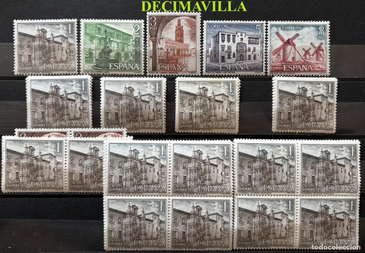 Sellos: ESP276, ESPA&Ntilde;A, SPAIN, A&Ntilde;O 1973, EDIFIL 2129/33, TURISMO, 15 SERIES