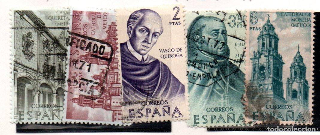 Sellos: SERIE SELLOS ESPA&Ntilde;A A&Ntilde;O 1970 FORJADORES USADOS EDIFIL N&ordm; 1996-00