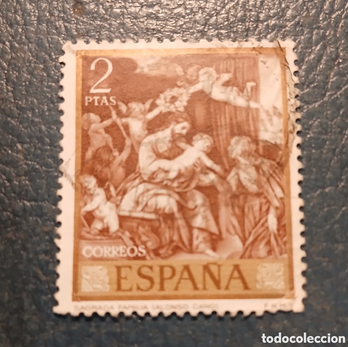 Sellos: 1 sello Espa&ntilde;a 1969 Dia del Sello. Alonso Cano. Sagrada Fam&iacute;lia