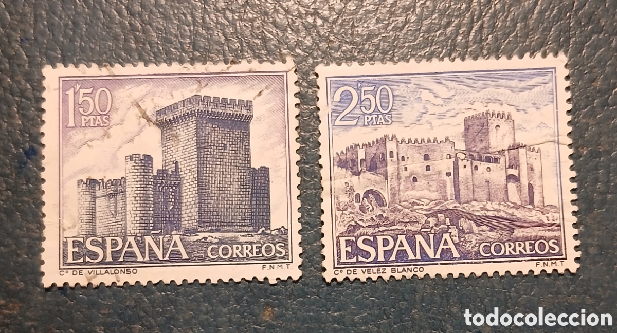 Sellos: 1 sello Espa&ntilde;a 1969 Castillos de Espa&ntilde;a. V&eacute;lez Blanco (Almer&iacute;a)