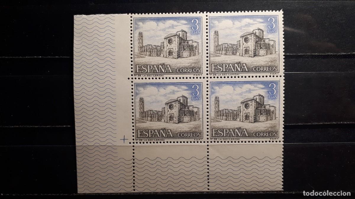 Sellos: ESPA&Ntilde;A ** A&Ntilde;O 1966. EDIFIL 1734. BLOQUE DE 4. - Foto 1