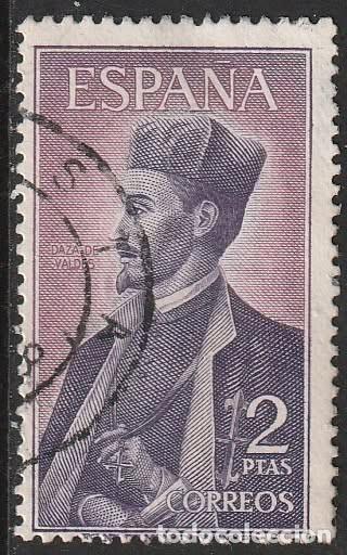 Sellos: Espa&ntilde;a 1966 Edifil 1706 Sello &ordm; Personajes Espa&ntilde;oles Benito Daza de Valdes Michel 1594 Yvert 1365