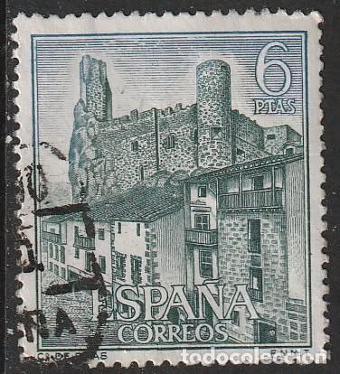 Sellos: Espa&ntilde;a 1968 Edifil 1884 Sello &ordm; Castillos Frias (Burgos) Michel 1774 Yvert 1544 Spain Stamp Timbre