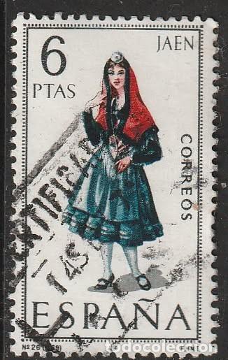 Sellos: Espa&ntilde;a 1969 Edifil 1899 Sello &ordm; Trajes Tipicos Espa&ntilde;oles Jaen Michel 1794 Yvert 1559 Spain Stamp