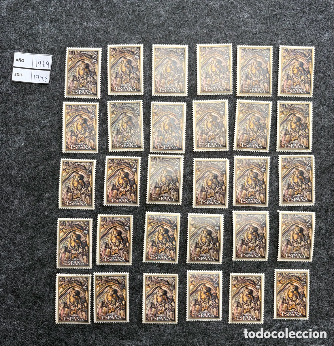 Sellos: Sellos Espa&ntilde;a 1969 Edifil 1945 Navidad Nuevos MNH 30 Unidades