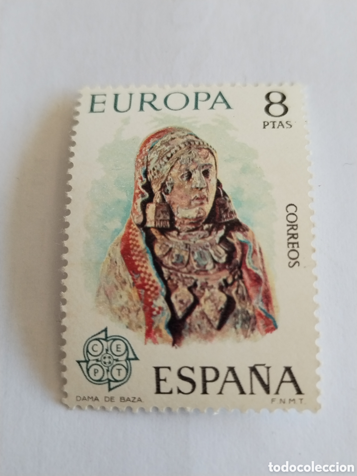 Sellos: Sello Espa&ntilde;a 8 Ptas Dama de Baza 1974 Europa Edifil 2178 nuevo