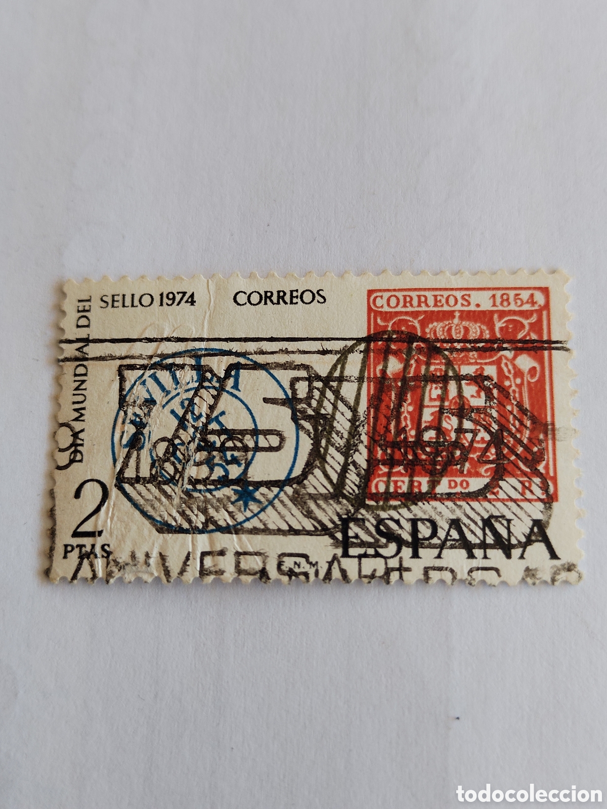 Sellos: Dia mundial del sello 1974 Espa&ntilde;a Edifil 2179