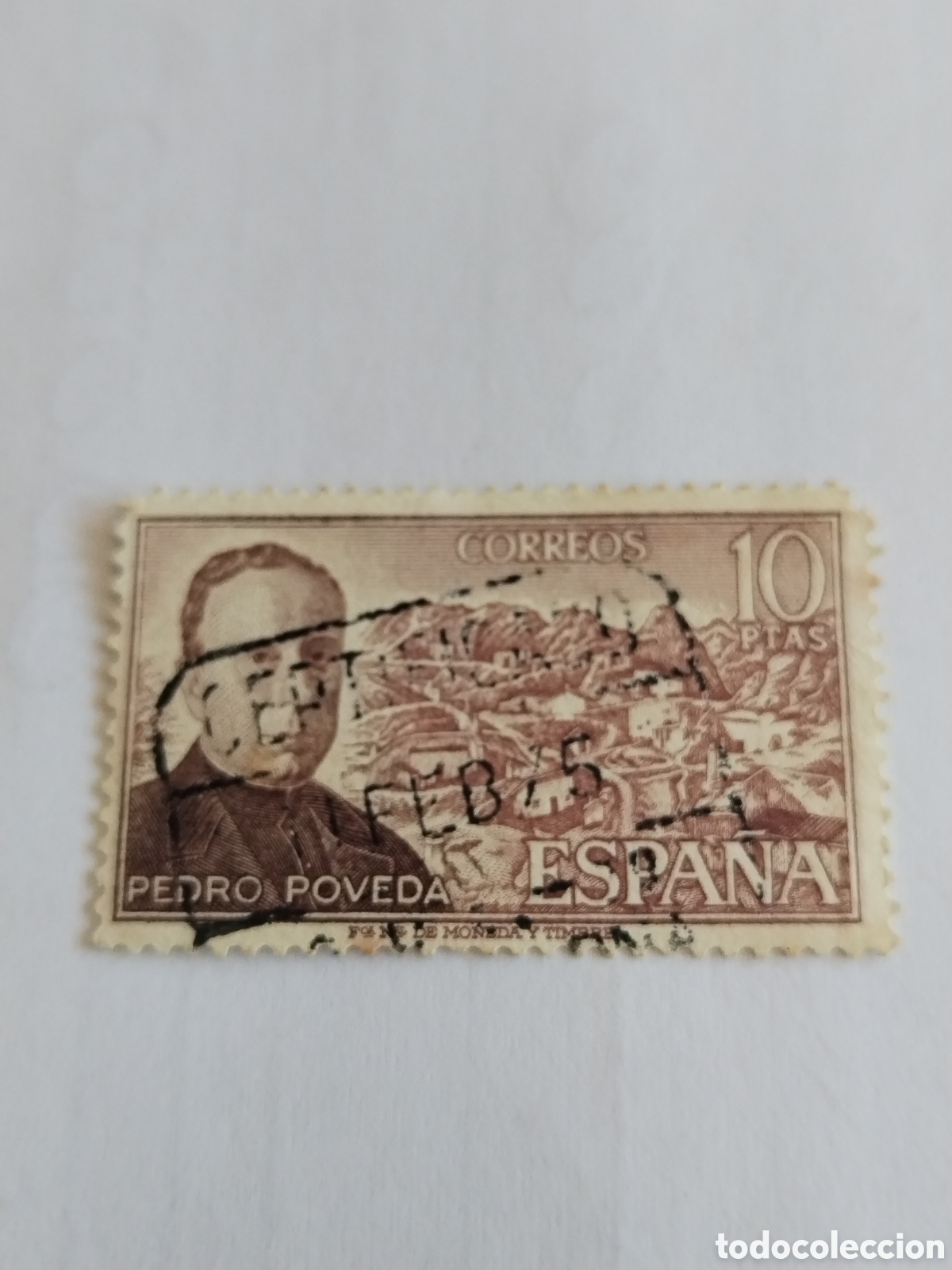 Sellos: Sello Espa&ntilde;a personajes c&eacute;lebres Pedro Poveda 1974 Edifil 2181