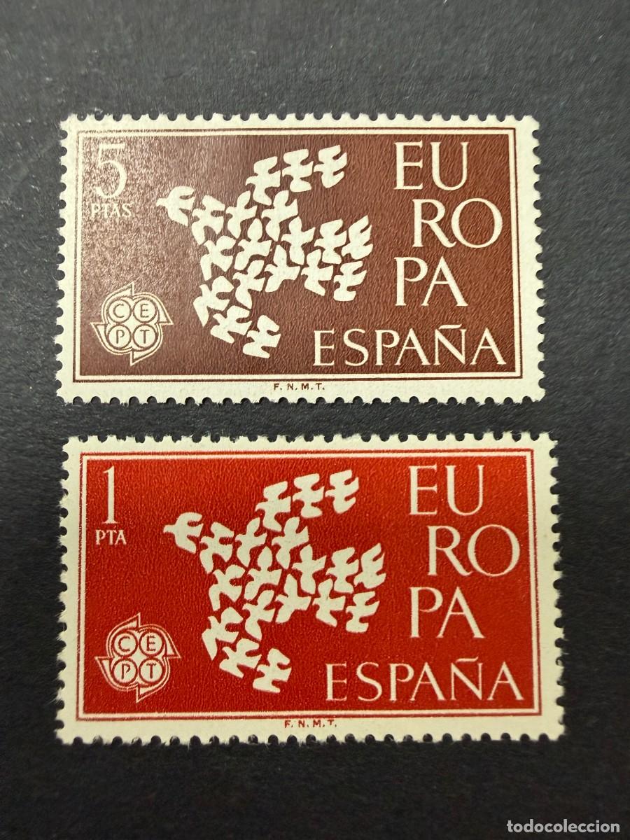 Sellos: ESPA&Ntilde;A, 1961. EDIFIL 1961. EDIFIL 1371/72. EUROPA CEPT. NUEVOS. SIN FIJASELLOS