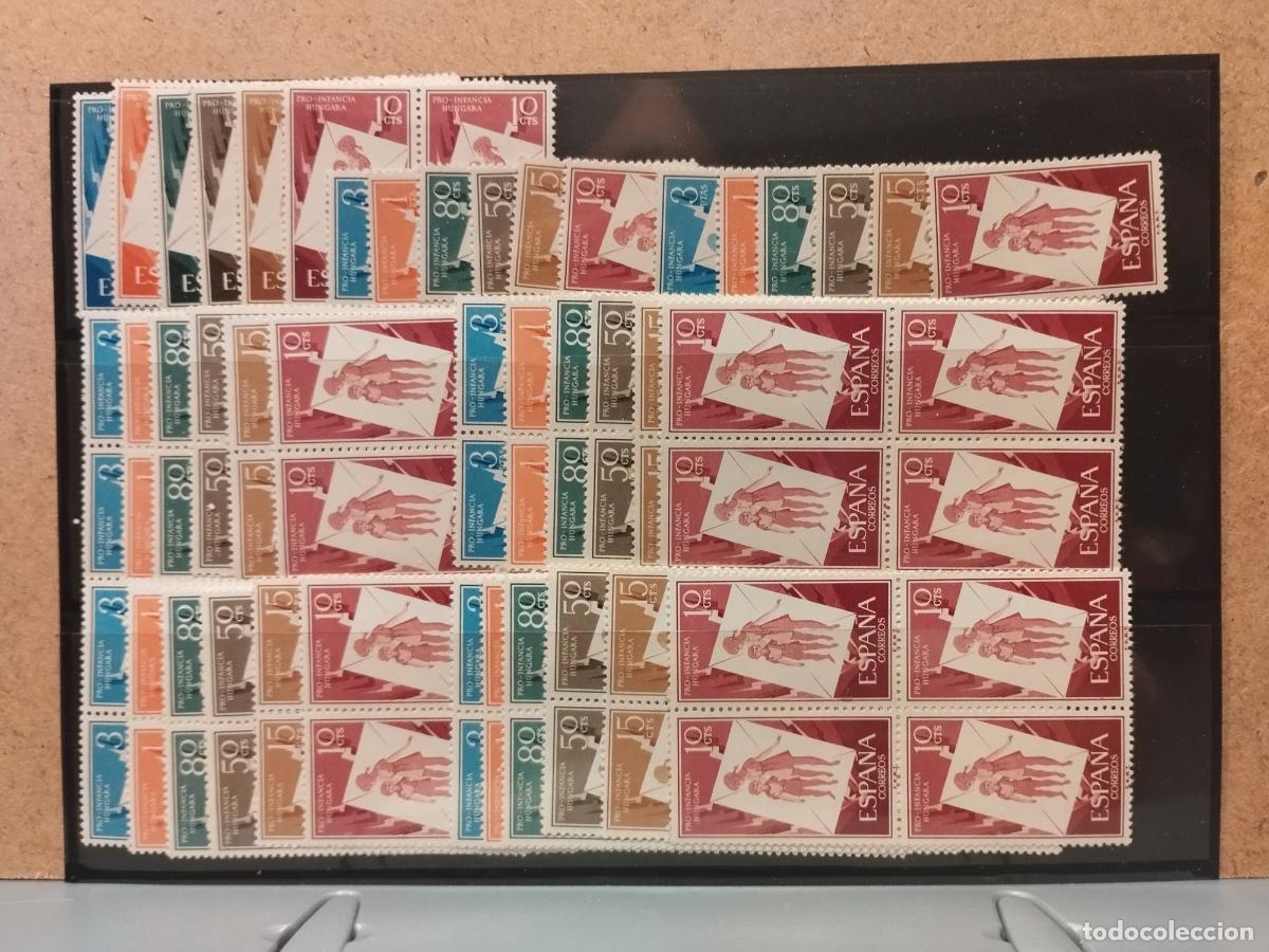 Briefmarken: JT - CONJUNTO DE 28 SERIES NUEVAS DE PRO INFANCIA HUNGARA. EDIFIL 1200/05. HAY BLOQUES DE CUATRO