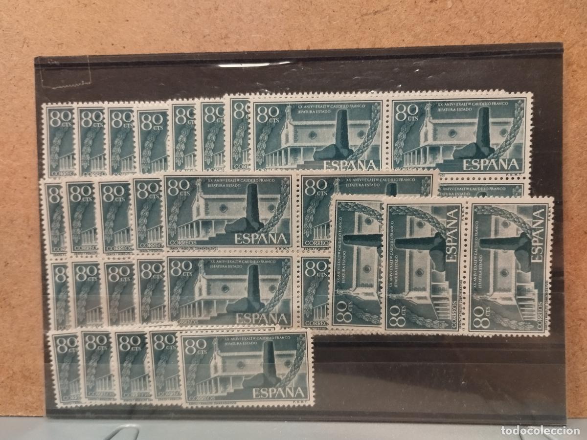 Briefmarken: JT - CONJUNTO DE 61 SERIES NUEVAS DE XX ANIV JEFATURA ESTADO EDIFIL 1199. HAY BLOQUES DE CUATRO