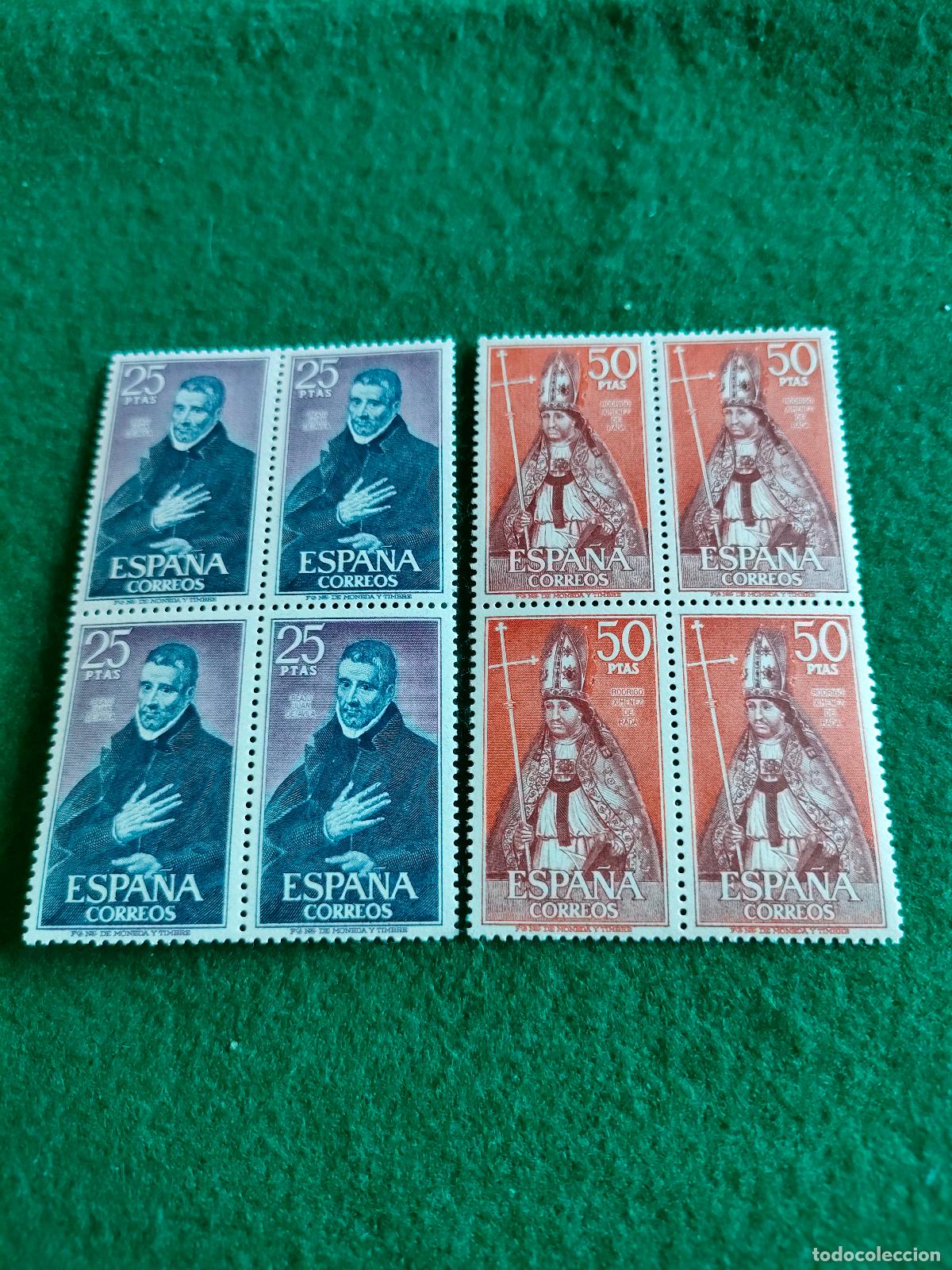 Sellos: EDIFIL 1961-62 NUEVOS EN BLOQUE DE 4 - Foto 1
