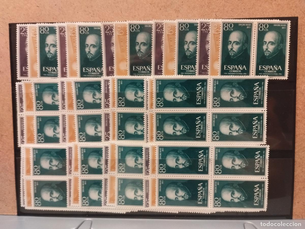 Timbres: JT - CONJUNTO DE 42 SERIES NUEVAS. SAN IGNACIO DE LOYOLA. EDIFIL 1166/8. HAY BLOQUES DE CUATRO