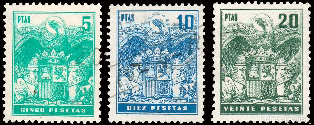 Sellos: Espa&ntilde;a - Fiscales - P&oacute;lizas - Alemany o 696+698+700 - 1959/69