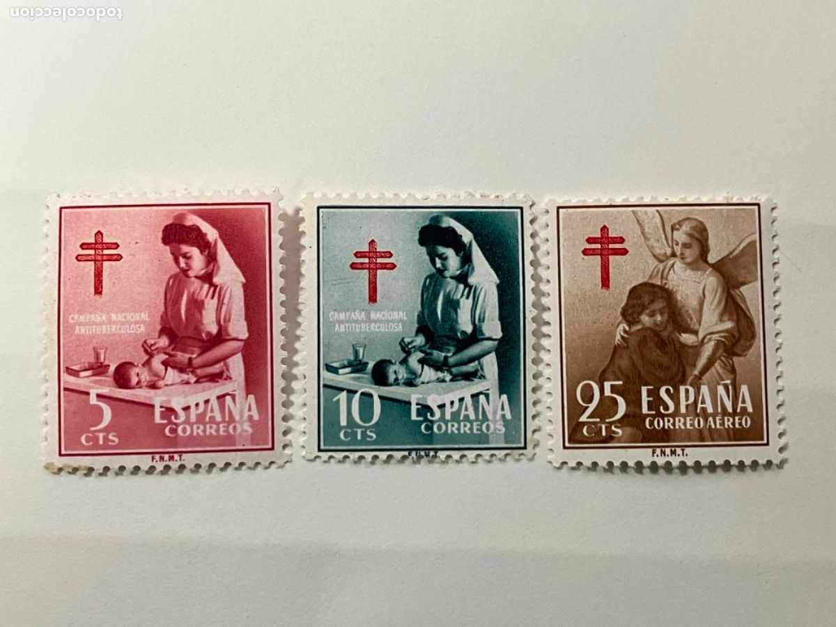 Sellos: Espa&ntilde;a - Sellos nuevos 1953 - Pro Tuberculosos - Perfectos - Edifil 1121 1123