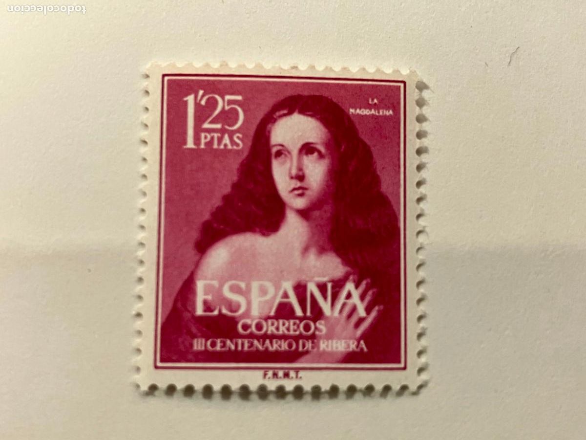 Sellos: Espa&ntilde;a - Sellos nuevos 1954 - III Centenario Ribera - Perfectos - Edifil 1129